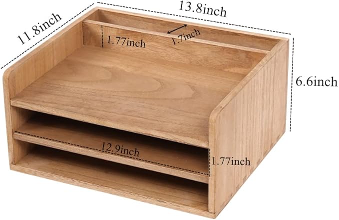 DDYURI 3 Tier Desktop Letter Tray - Image 5