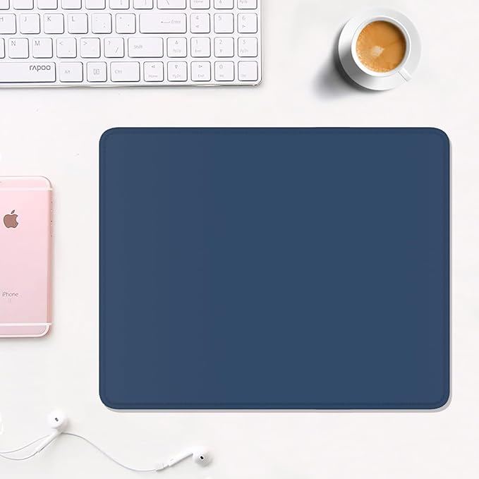 Auhoahsil Mouse Pad, 12 x 10 Inch Square Mousepad, 3mm Thick Rubber Mouse Mat - Image 2