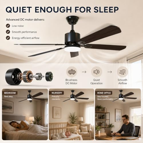 42 inch ceiling fans with lights and remote on a desk or shelf