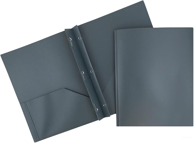 JAM PAPER Plastic Color POP Folders by JAMPaper