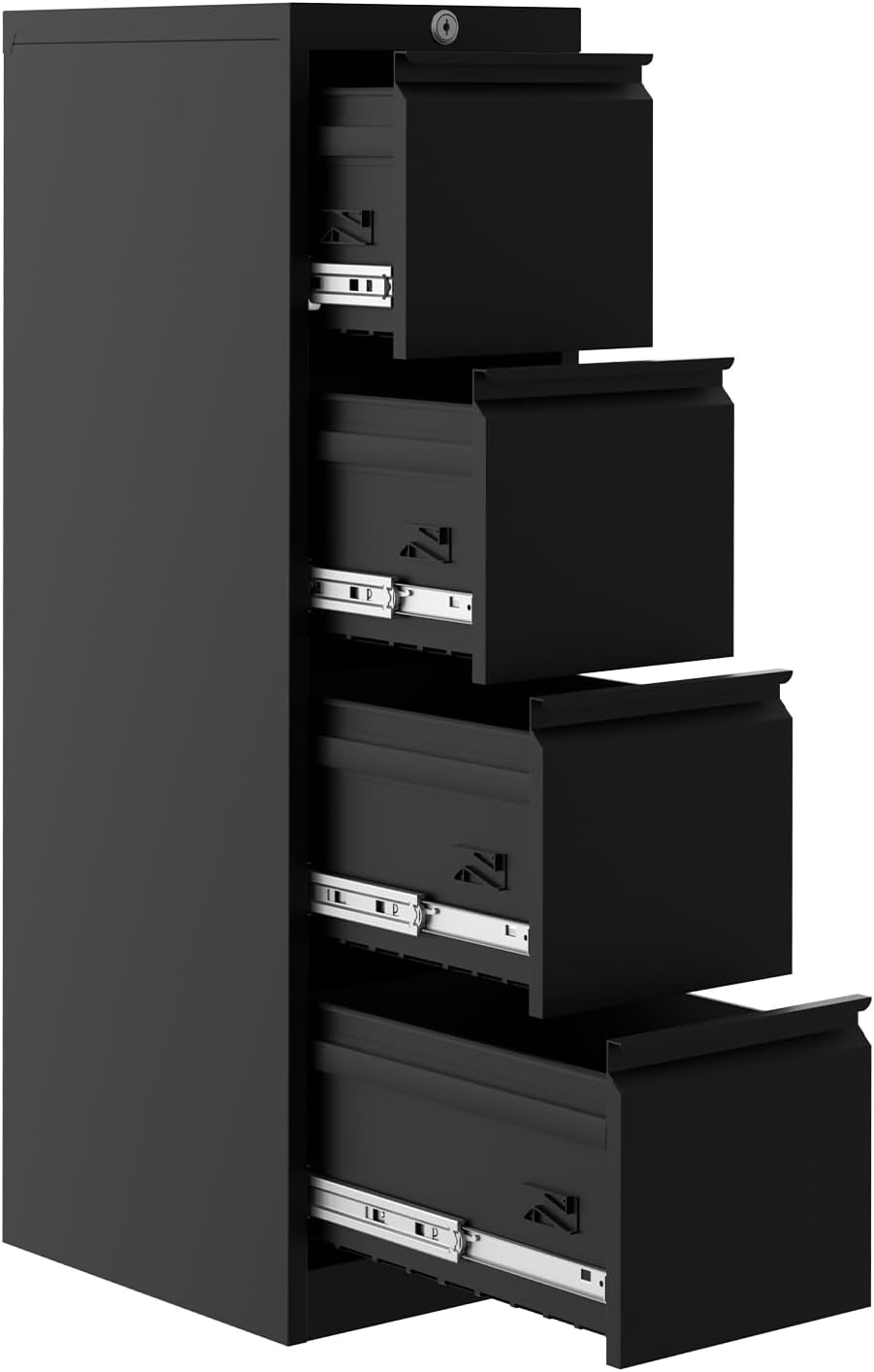 garveehome 4-drawer file cabinet with lock - heavy on a desk or shelf