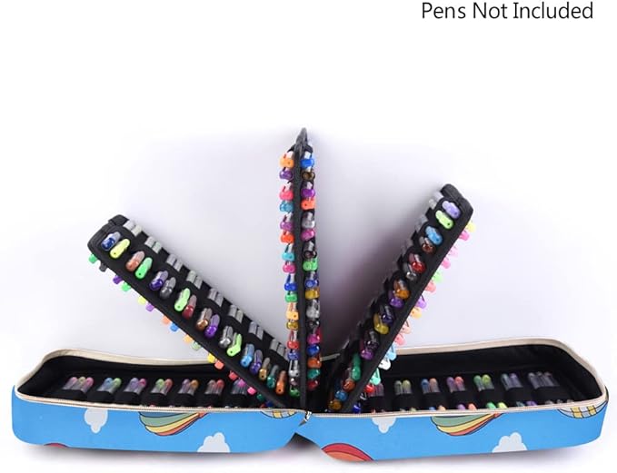 qianshan Pencil Case Holder Slot - Holds 202 Colored Pencils or 136 Gel Pens - Image 6