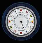 bulova lighted digital clock, model c4891, modern design, side view