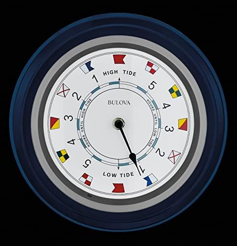 bulova lighted digital clock, model c4891, modern design, side view