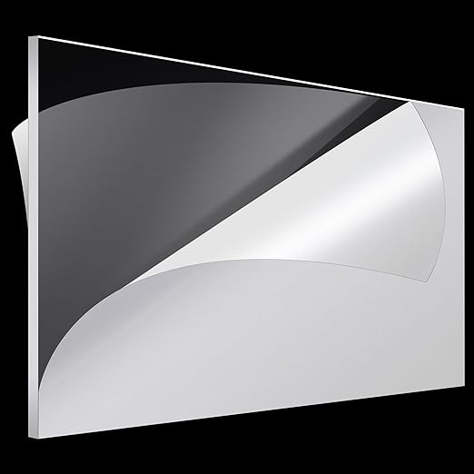 Roowest 1 Pcs 24 x 48 Inch, 1/8 Inch Thick Clear Acrylic Plexiglass Sheets by Roowest