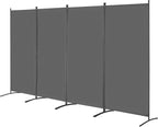 VEVOR Room Divider, 4 Panel Room Divider, Folding Privacy Screen and Portable - Image 9