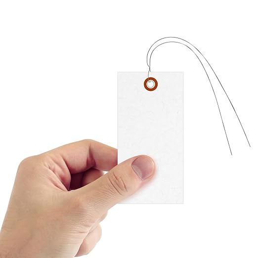 SmartSign Blank White Shipping Tags - Image 2