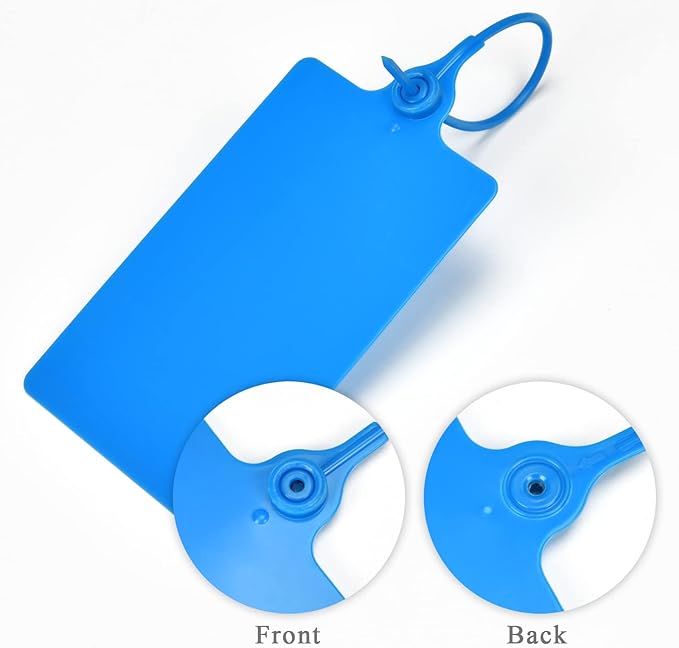 100 Plastic Shipping Tags - Image 7