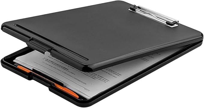 ZCZN Plastic A4 Form Storage Box Case, Clipboard Case, Bulk clipboard Set - Image 2