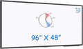 Magnetic Dry Erase Board 96 x 48 inches, Maxtek 4" x 8" Whiteboard by Maxtek