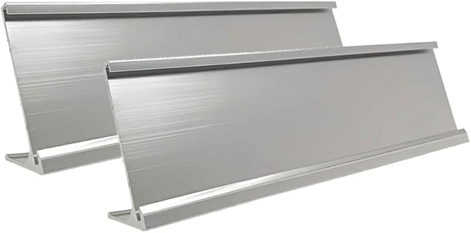 2" x 8" Nameplate Desktop Holder 2 Pack by Unknown