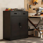 TaskStorz Metal Storage Cabinet 36" H, Garage Storage Cabinet - Image 9
