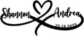 Metal Name Signs Personalized, Infinity Sign by efcustomgifts