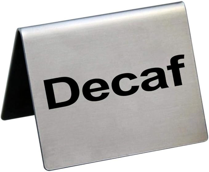 New Star Foodservice Stainless Steel Table Tent Sign, 2 x 2-Inch) by NewStarFoodservice