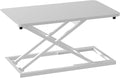 Decoholic White Small Single 24 inch Scissors Lift Keyboard and Mouse Riser by DECOHOLIC