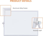 MXG Magnetic White Board Dry Erase, 10x14 Inch Double Sided Small Whiteboard - Image 3