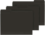 File Folder, PANDRI 120 Pack File Folder, 1/3 Cut Tab, Letter Size, Filing by PANDRI