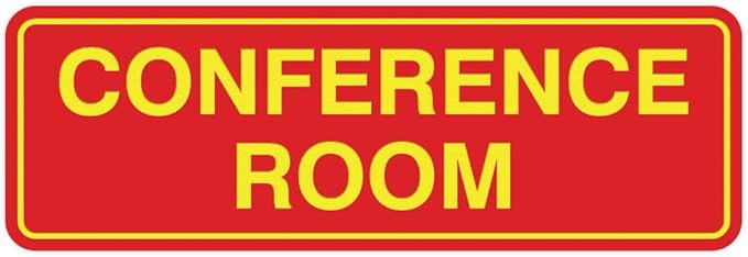 Standard Conference Room Sign by All+Quality