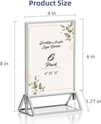 PPH-Sisy Clear Acrylic Sign Holder 4X6 - Image 2