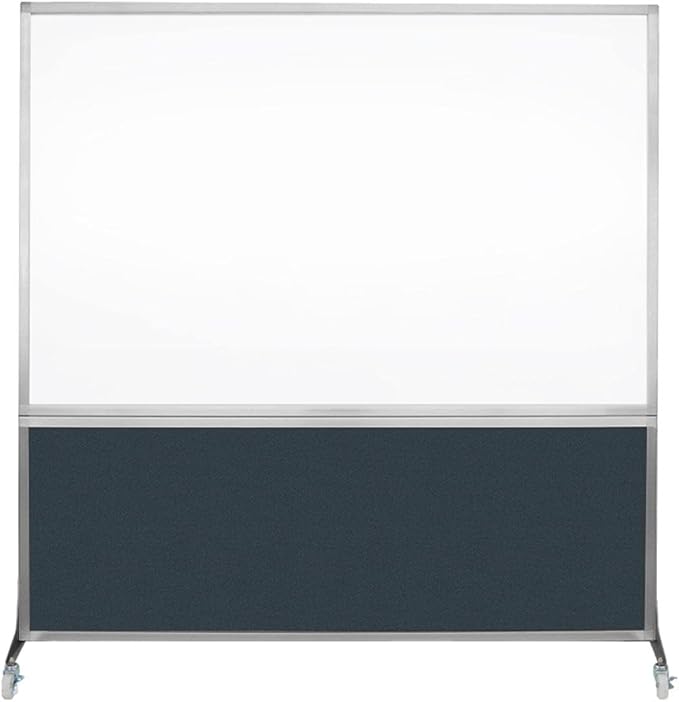 DivideWrite Mobile Whiteboard | Double Sided Dry Erase Board | Portable Office by VERSARE