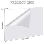 Roowest 1 Pcs 24 x 48 Inch, 1/4 Inch Thick Clear Acrylic Plexiglass Sheets - Image 2