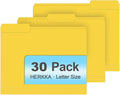 File Folder, HERKKA 30 Pack 1/3 Cut Tab File Folders, File Folders Great by HERKKA