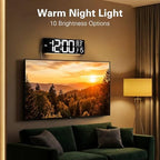jall 16" large digital wall clock with rgb, package contents