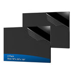 2 Pieces Black Acrylic Sheet, 16 x 20 Inch 1/8 Inch Thick, Home Decor, Display by ADTDA