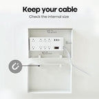 Book Shape Decorative Cable Management Box - Image 3