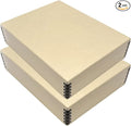 Lineco, 9x12 Tan Color Museum Archival Storage Box, Drop Front Design. Acid-Free by Lineco