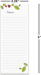 Current Ladybugs Personalized Notepads – Set of 3, 50-Sheet Lined Paper Pads - Image 2