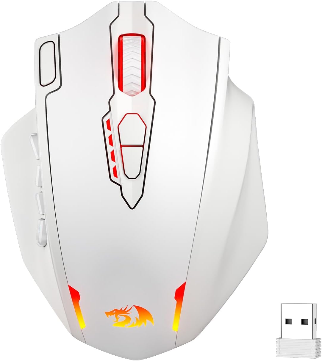 Redragon M913 Wireless RGB MMO Gaming Mouse 16000 DPI Remapping Keys