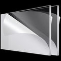 Roowest 2 Pcs 24 x 48 Inch, 1/8 Inch Thick Clear Acrylic Plexiglass Sheets by Roowest