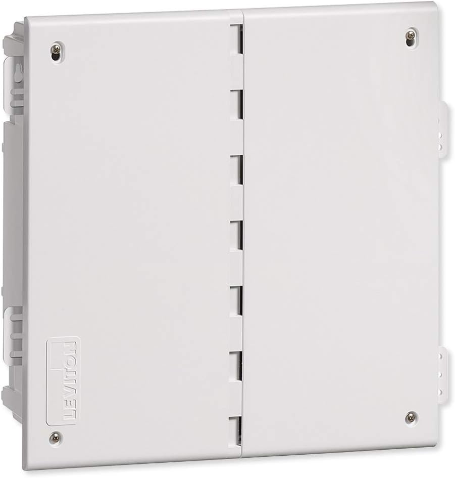 Leviton 14" Wireless Structured Media Center with Vented Cover, 49605-14...