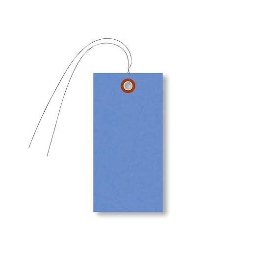 SmartSign Blue Tyvek Shipping Tags by SmartSign