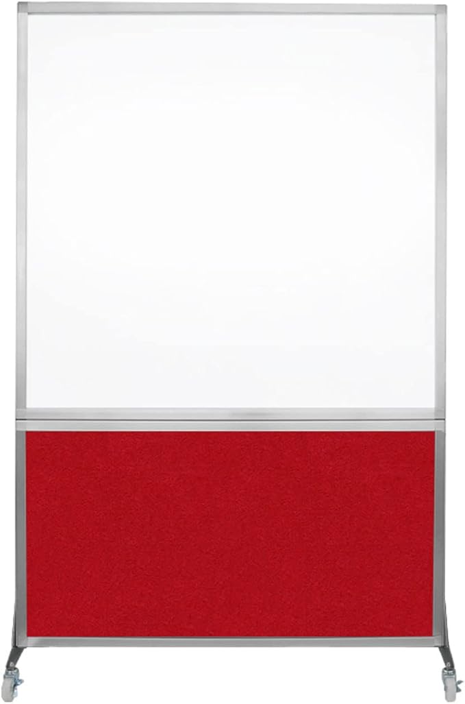 DivideWrite Mobile Whiteboard | Double Sided Dry Erase Board | Portable Office by VERSARE