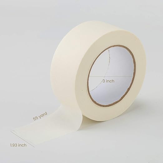 Lichamp Wide Masking Tape 2 inches, 1.95 inches x 55 Yards - Image 6