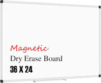 XBoard Magnetic Whiteboard 36 x 24 Inch, Dry Erase White Board by XBoard