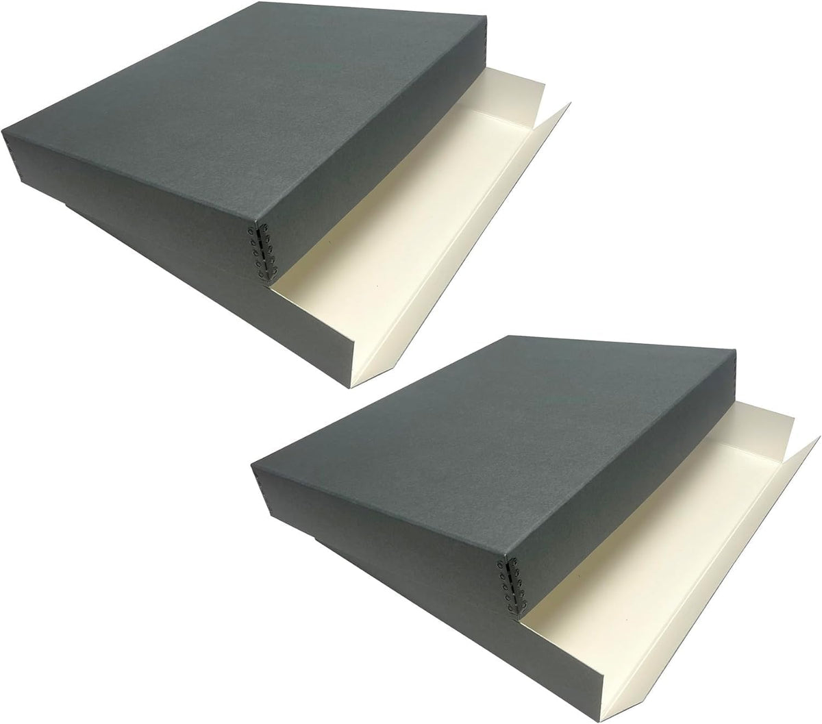 Lineco Museum Archival Storage Box, 16.75x20.75x3 in. Drop Front Design.