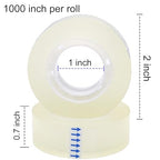 OWLKELA 12 Rolls Transparent Tape Refills, All-Purpose Transparent Glossy Tape - Image 3
