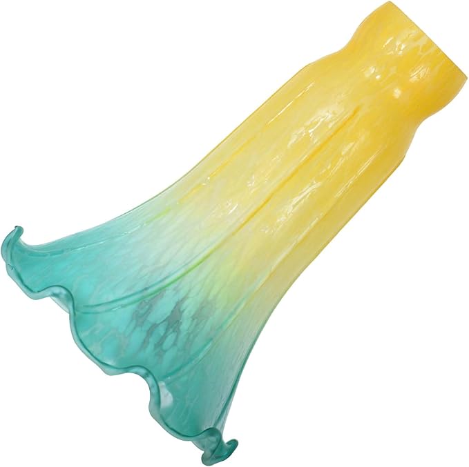 Bieye LS17 Lily Flower Blown Glass Lampshade by Bieye
