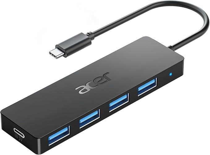 Acer USB C Hub 4 Ports, USBC Splitter by Acer
