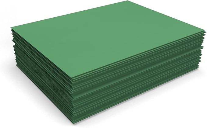 LUXPaper 8.5" x 11" Paper | Letter Size | Holiday Green | 80lb. Text | 50 Qty - Image 4