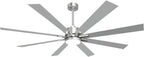 hykolity 72 inch modern flush mount large nickel, view 9