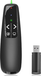 Presentation Clicker for PowerPoint, Wireless Presenter Remote Green Laser by VILNIU%C2%AEPresentationClicker