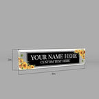 Signs ByLITA Floral Pattern Customized Nameplate | Harvest Sun Personalized - Image 7