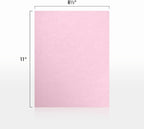 LUXPaper 8.5" x 11" Paper | Letter Size | Rose Quartz Metallic | 80lb. Text | - Image 2