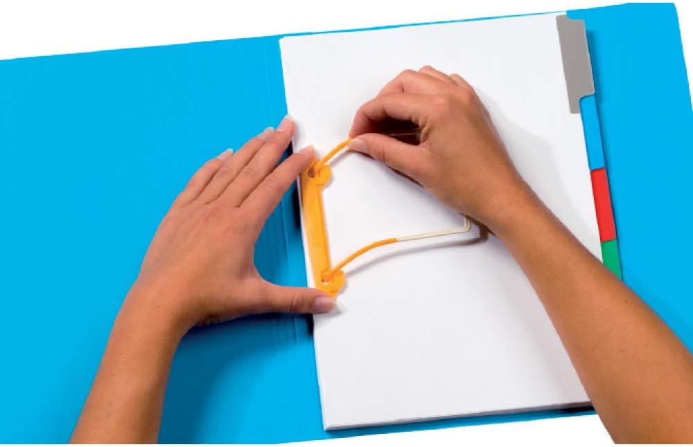 Secolor Cardboard Combi File/Jalema Clipfile - Buff