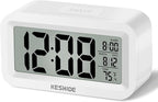 KESHIDE Travel Digital Alarm Clock, Battery Operated by KESHIDE