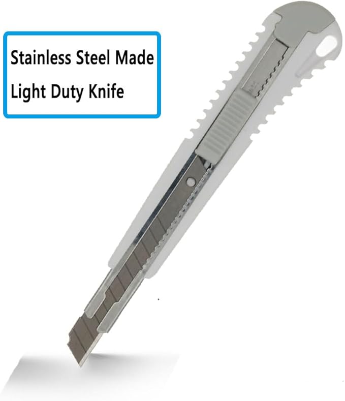 WEKOIL 9mm Snap Off Utility Knife 3 Pack High Hardness Retractable Box Cutters - Image 3